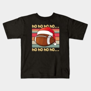 Retro Football Ho Ho Ho Kids T-Shirt